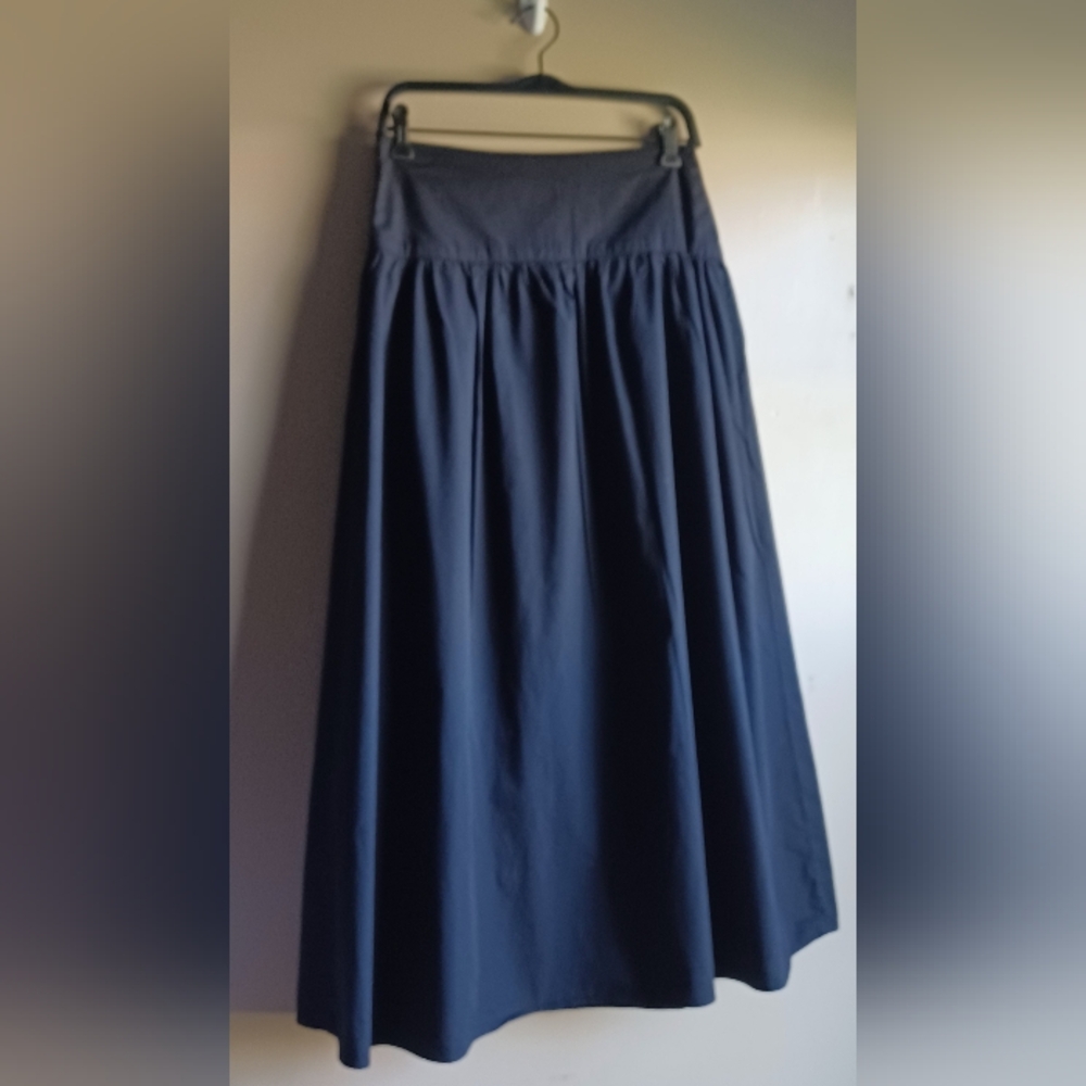 ASOS BLACK Full-Length Gathered Maxi Skirt